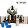 مادة HDPE معتمدة من CE، محطة مزدوجة ذات أسطوانة مزدوجة على شكل حرف L، آلات بلاستيك، آلة نفخ احترافية، آلة نفخ بلاستيك ذات جودة عالية