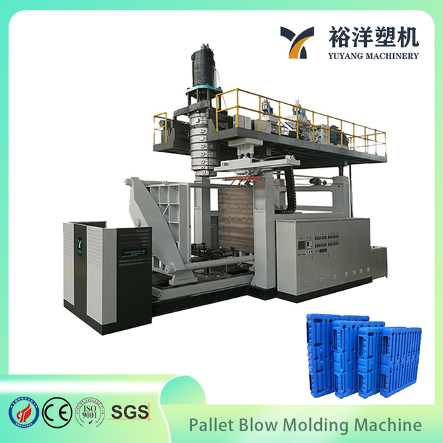 Machines en plastique &eacute;cologiques, machine de moulage par soufflage de plastique &agrave; neuf palettes d'angle