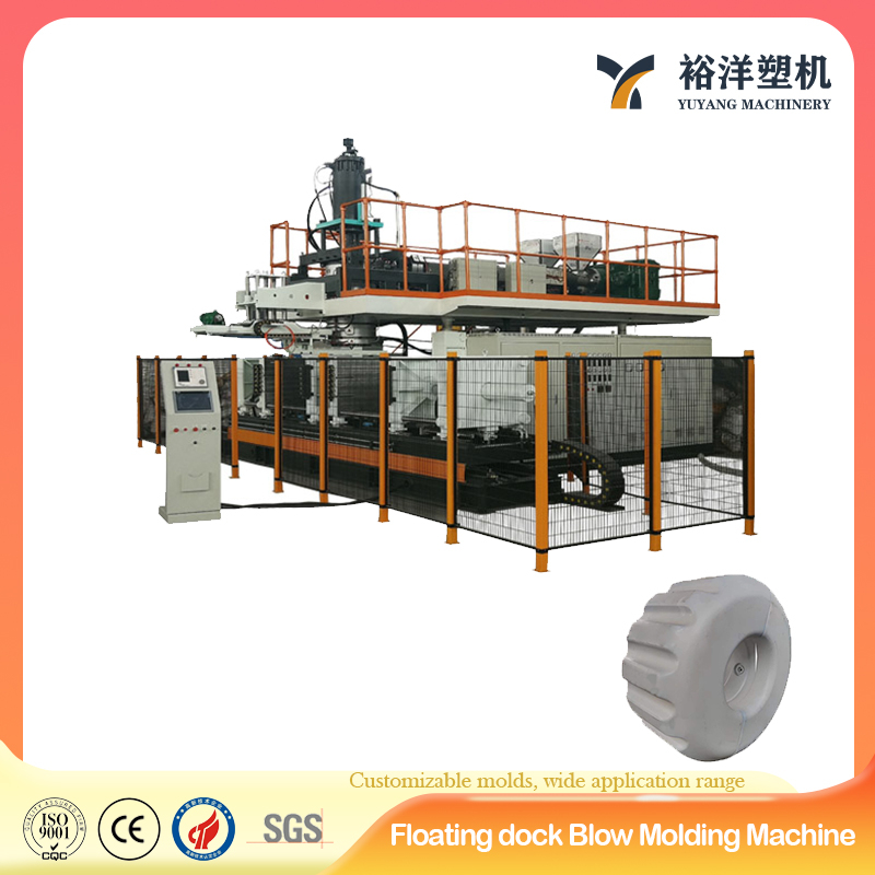 Machine de moulage par soufflage en plastique d'extrusion de mat&eacute;riaux recyclables en mer 3000L pour le PEHD