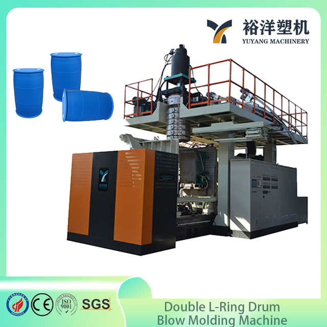 Machines en plastique automatiques &agrave; grande vitesse Machine de moulage par soufflage de tambour en plastique &agrave; double anneau &agrave; 3 couches 220L