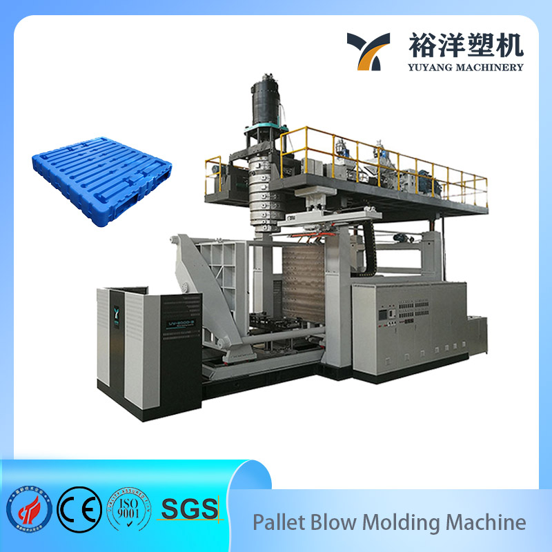 Machine de moulage par soufflage de plastique pour palettes 1,2 x 1 m fabriqu&eacute;e avec pr&eacute;cision avec HDPE